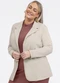 Habana - Blazer Plus Size em Molecotton Peluciado Preto - variação: Cinza