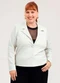 Cativa - Blazer Plus Size em Tecido com Brilho  Off White - variação: Off White