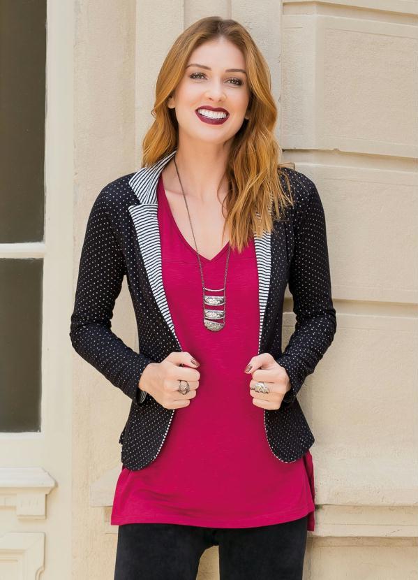 Quintess - Blazer Poá e Listras 6