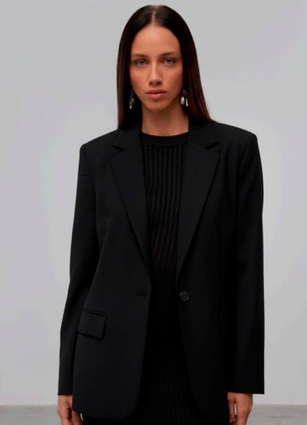 Carlota Costa - Blazer Recortes Preto 1