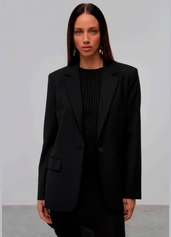 Carlota Costa - Blazer Recortes Preto 2