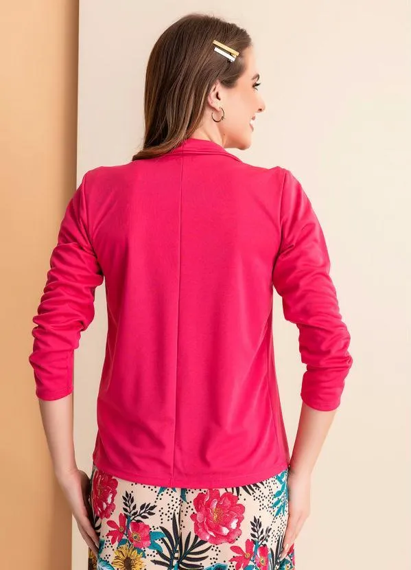 Rosalie - Blazer Rosa com Botão 2