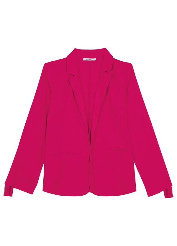 Malwee - Blazer Rosa Escuro Alfaiataria Viscolinho 3