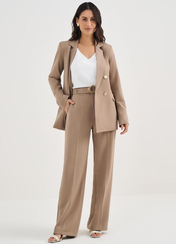 Principessa - Blazer Transpassado em Alfaiataria Fendi Adriene 5