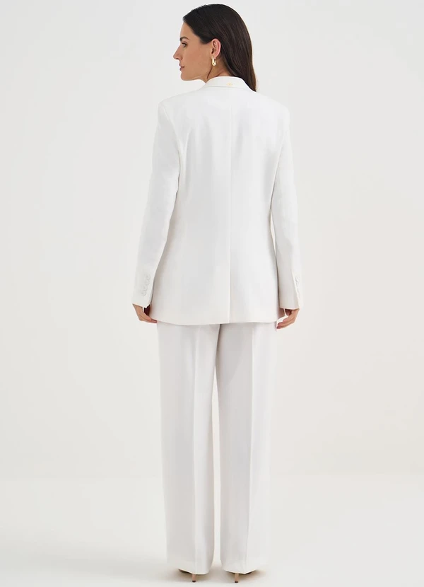 Principessa - Blazer Intermediário Transpassado Off White Valentine 4