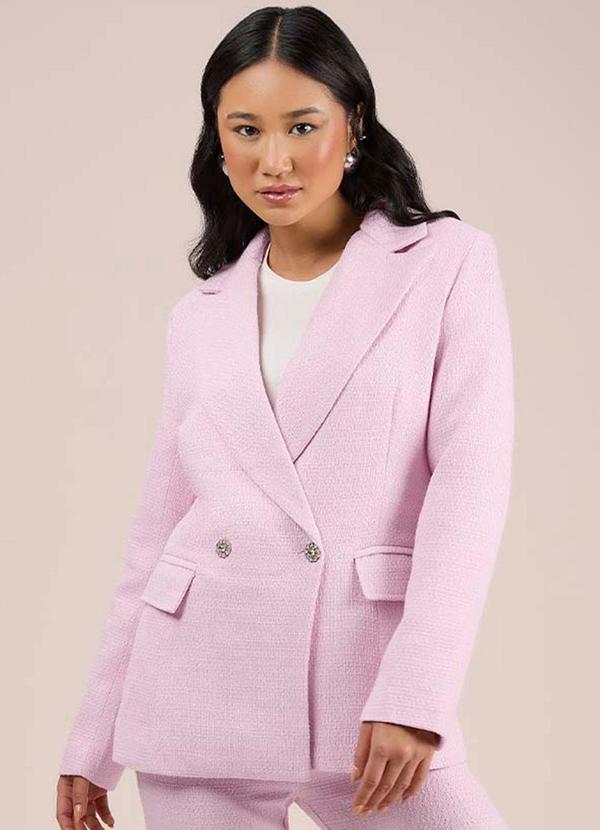 Angel - Blazer Tweed Rosa