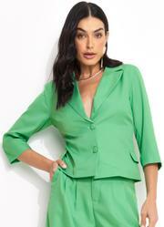 Blazer Verde Claro em Alfaiataria