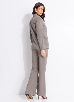 Colcci - Blazer Xadrez Bege - COLCCI