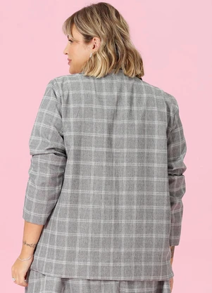 Outlet - Blazer Xandrez Antonia Xadrez - OUTLET