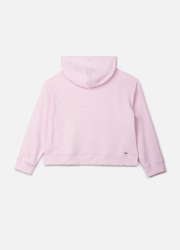 Authoria - Casaco de Moletom Rosa com Capuz Rosa 2