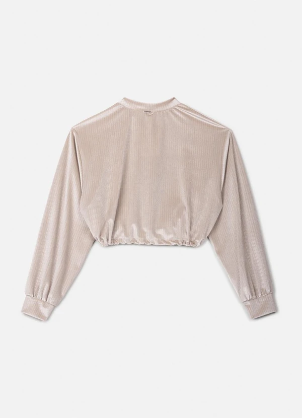 Authoria - Casaco de Veludo com Amarração Cru 2