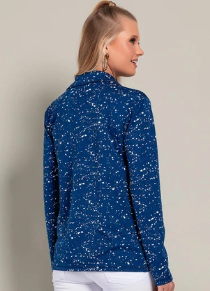 Moda Pop - Casaco Efeito Textura em Malha - MODA POP