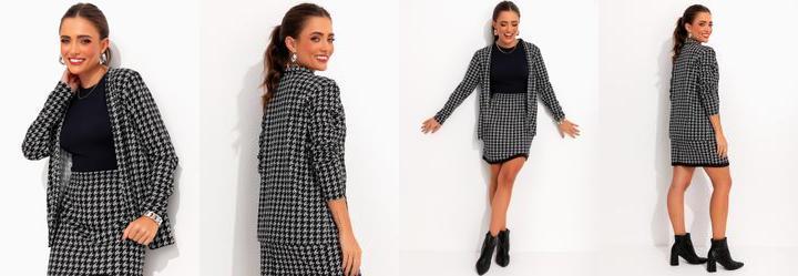 Casaco Estampado em Malha