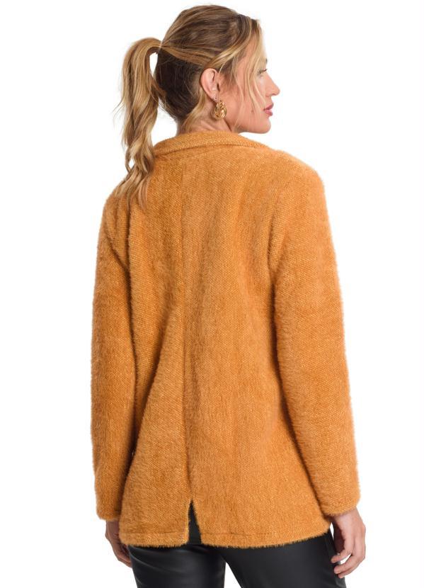 Endless - Casaco Twed Favo Feminino Marrom 2