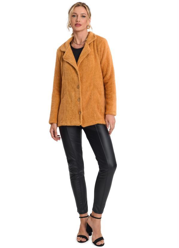 Endless - Casaco Twed Favo Feminino Marrom 3