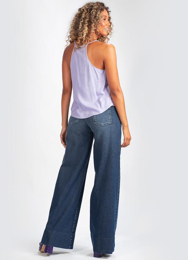 Colcci - Blusa Alça em Viscose Lilás 4