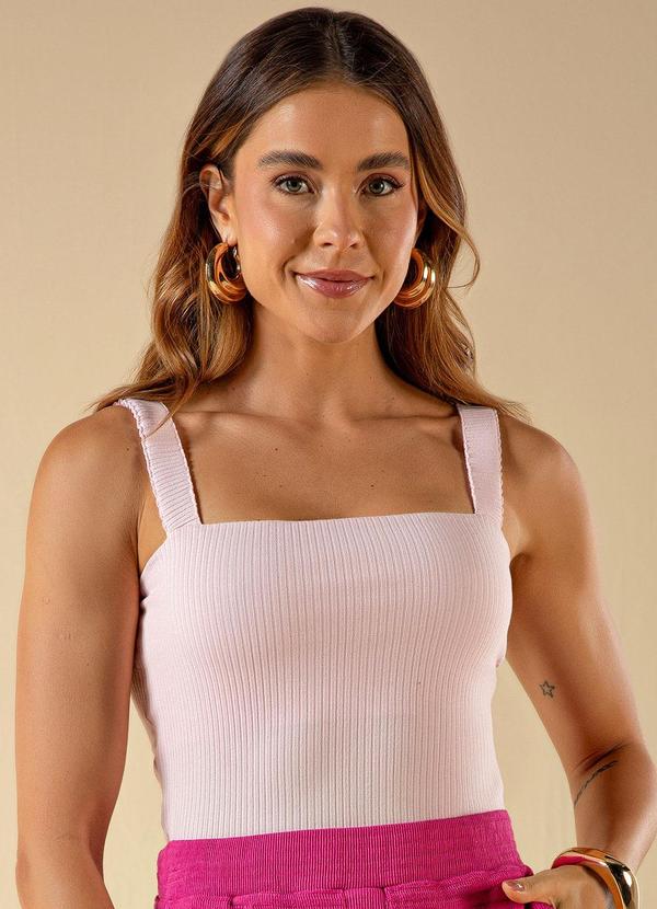 Use Modo - Blusa Alças Largas Rosa