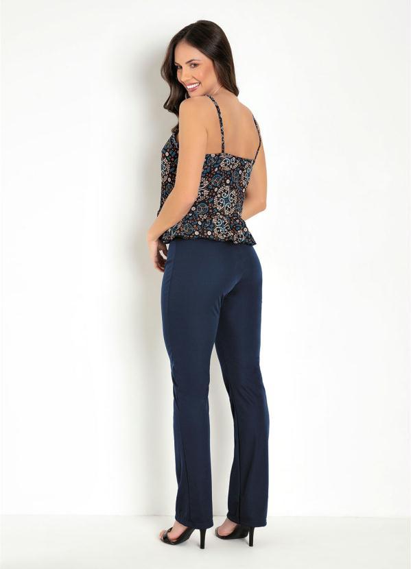 Moda Pop - Blusa Arabescos Preto com Babado 4