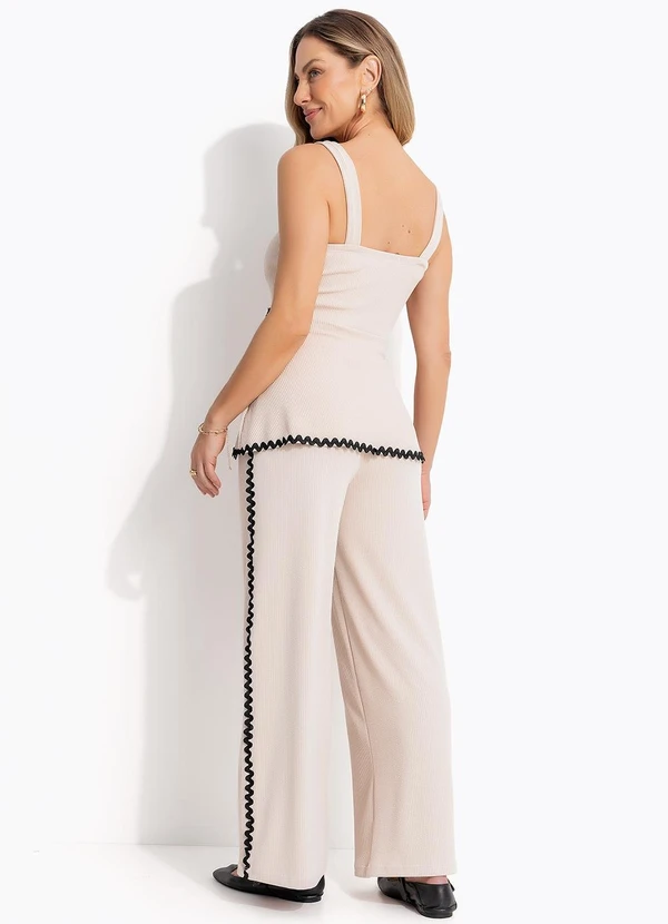 Quintess - Blusa Bege em Malha Anarruga 7