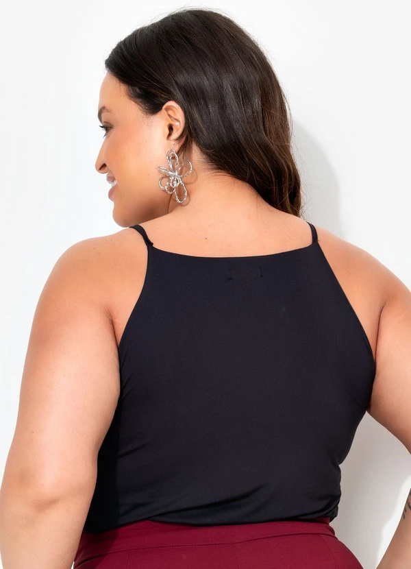 Quintess - Blusa Bege em Malha Fria 14