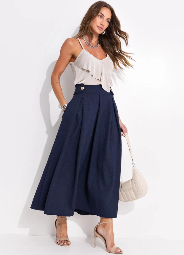 Quintess - Blusa Bege em Malha Texturizada 8