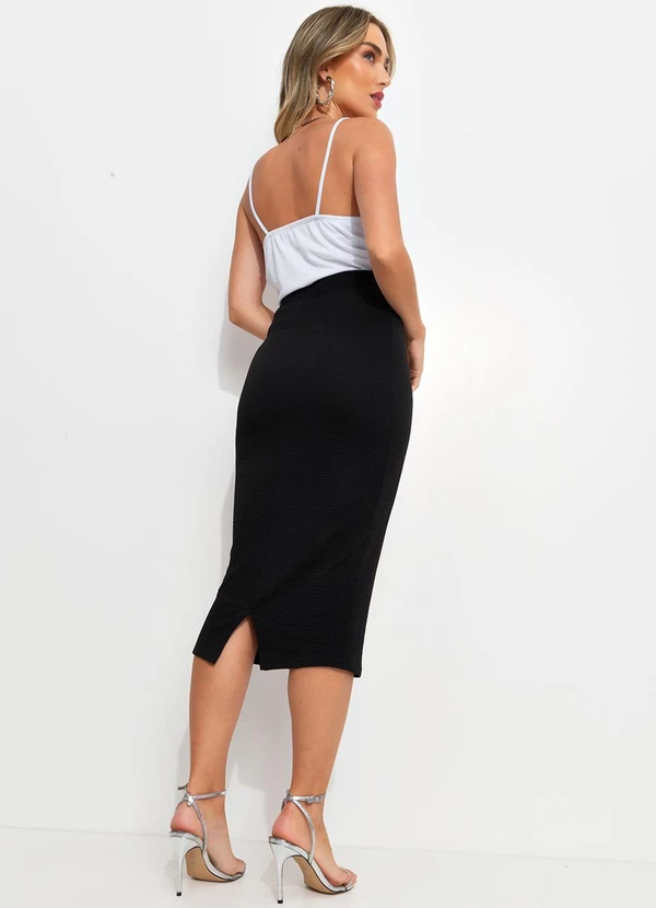 Bimini - Blusa Branco em Malha Crepe 4