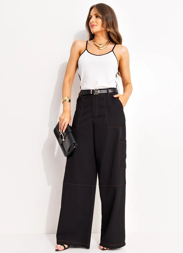 Quintess - Blusa Branco em Malha Crepe 3