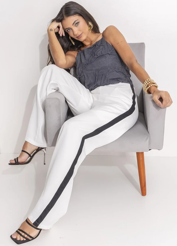 Quintess - Blusa Cinza em Malha Jacquard 3