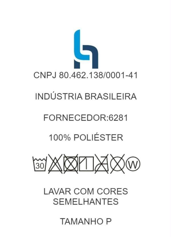 Moda Pop - Blusa com Decote Trapézio Folhas Marinho 9