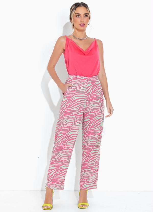 Moda Pop - Blusa Coral com Alças Finas 3