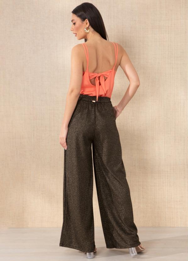 Outlet - Blusa Coral com Amarração nas Costas 5