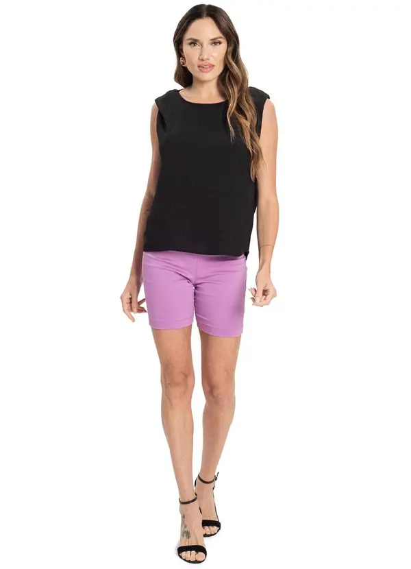 Endless - Blusa Crepe Feminina Preto 3