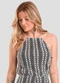 Dianna - Blusa Cropped Feminino com Torçal Cru Preto - variação: Preto