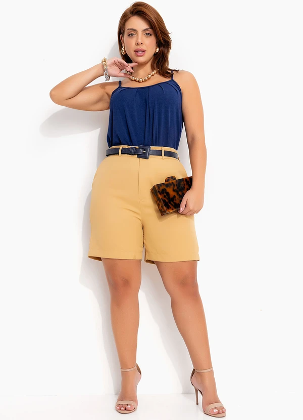 Quintess - Blusa de Alça Azul Marinho 11