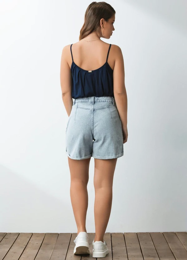 Quintess - Blusa de Alça Azul Marinho 4