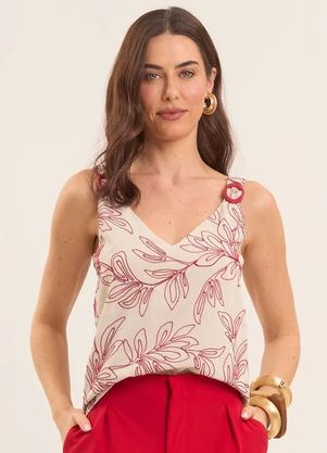 Doce Trama - Blusa de Alça Celebration Bordada Branco - DOCE TRAMA