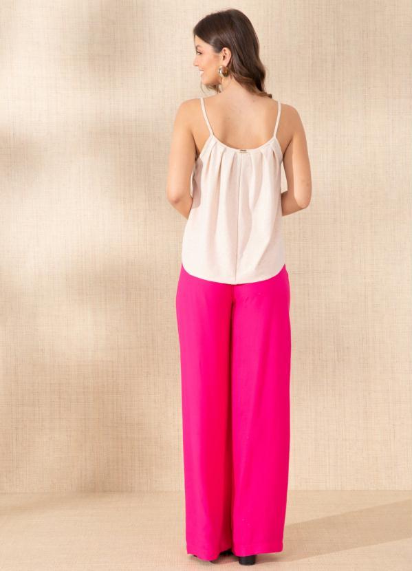 Quintess - Blusa de Alça Dourada 4