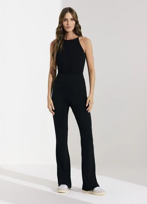 Veev - Blusa de Alca em Malha Comfort Preto - VEEV