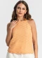 Endless - Blusa de Alça em Tricot Laranja - variação: Laranja