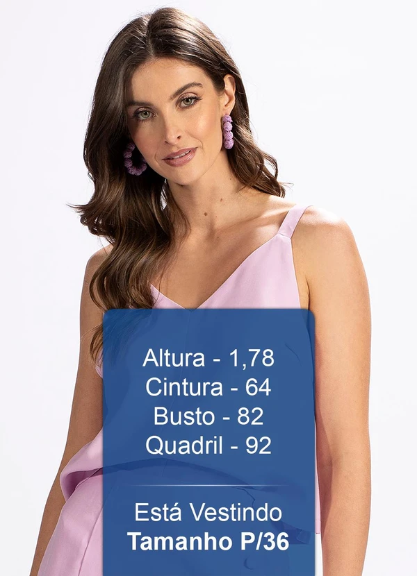 Hering - Blusa de Alça em Viscose Lilás 5