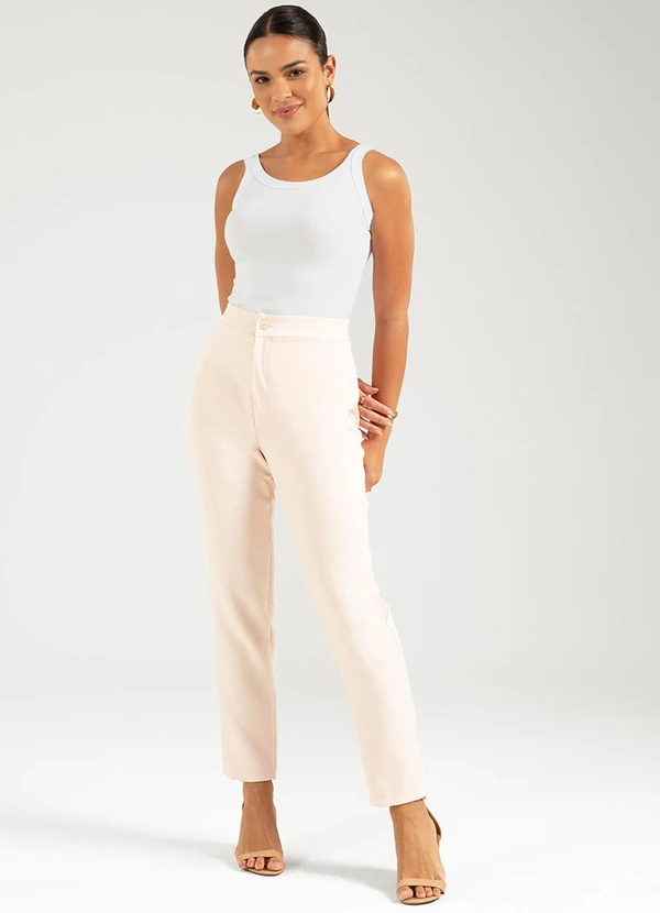 Cativa - Blusa de Alça Essencial em Cotton Branco 2