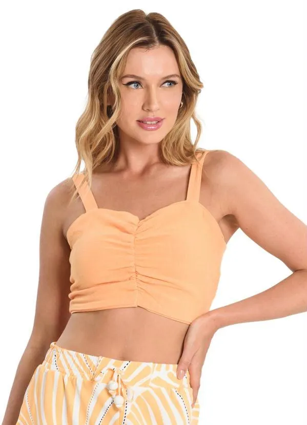 Endless - Blusa de Alça Feminina Amarelo