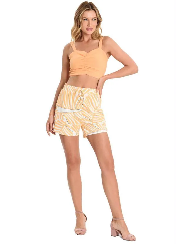 Endless - Blusa de Alça Feminina Amarelo 3