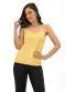 Rovitex - Blusa de Alça Feminina Básica Amarelo - variação: Amarelo