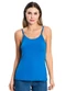 Rovitex - Blusa de Alça Feminina Básica Azul - variação: Azul