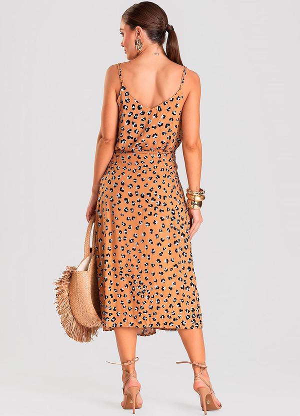 Dianna - Blusa de Alça Feminina Estampada Bege 5