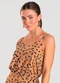 Dianna - Blusa de Alça Feminina Estampada Bege - variação: Bege
