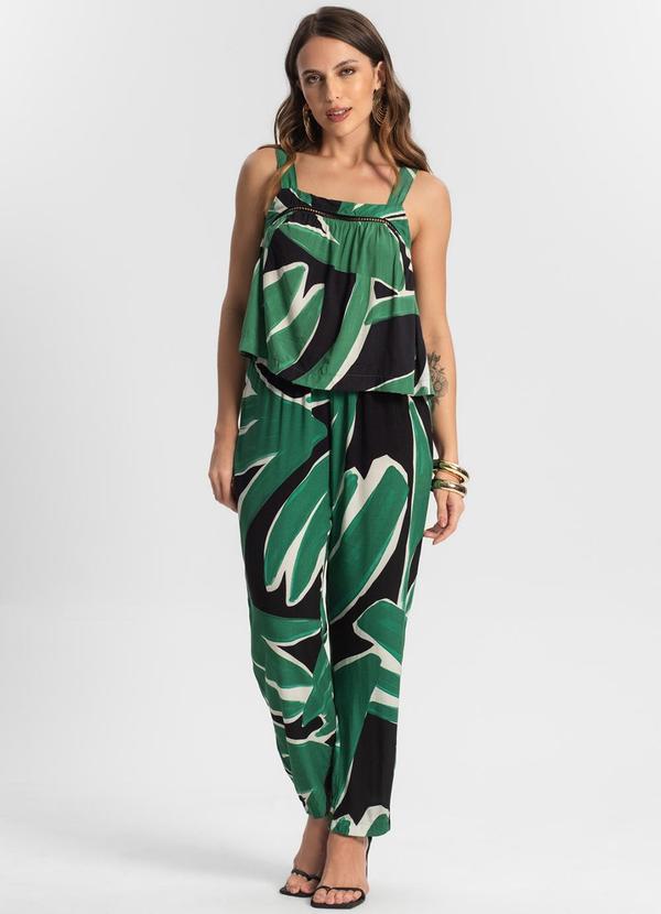 Endless - Blusa de Alça Feminina Estampada Preto 3