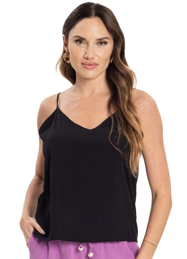 Endless - Blusa de Alça Feminina Preto