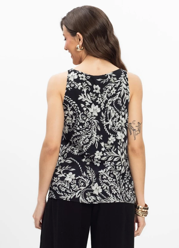 Endless - Blusa de Alça Feminina Preto 2